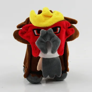 

15cm 75g Entei Plush Eevee Toy the Second Generation Gold and Silver Ex Gx Mega Dolls