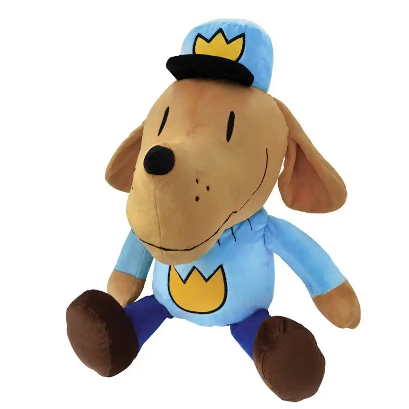 petey plush dog man