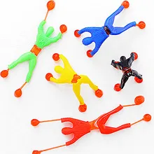 

4PCS Funny Flexible Climb Men Sticky Wall Toy Kids Toys Climbing Flip Plastic Man Toy For Children Attractive Classic Gift