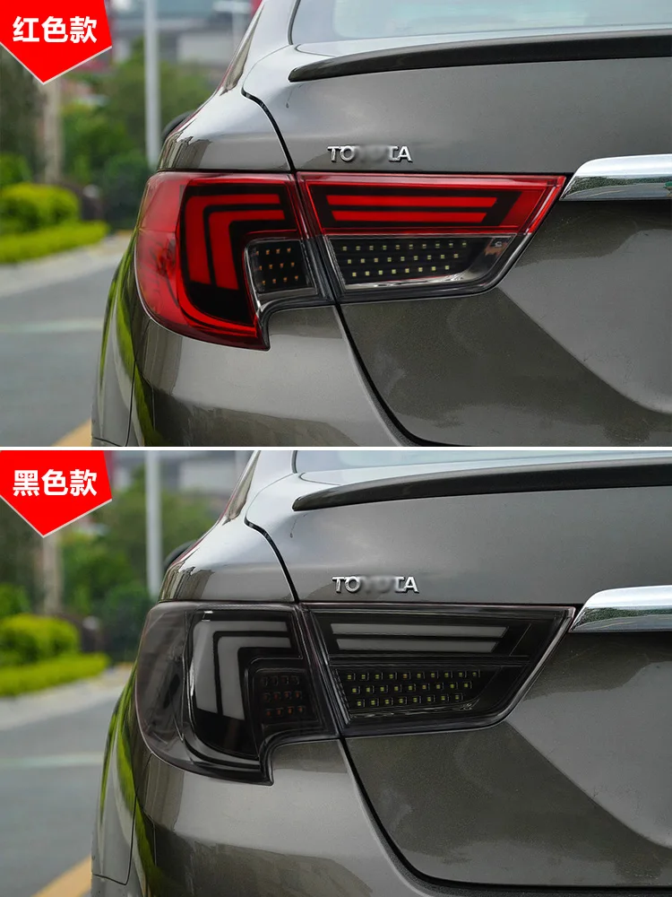 2 шт. автомобильный Стайлинг для Toyota Mark X задние фонари 2013- для Mark X светодиодный задний фонарь+ сигнал поворота+ тормоз+ обратный светодиодный свет