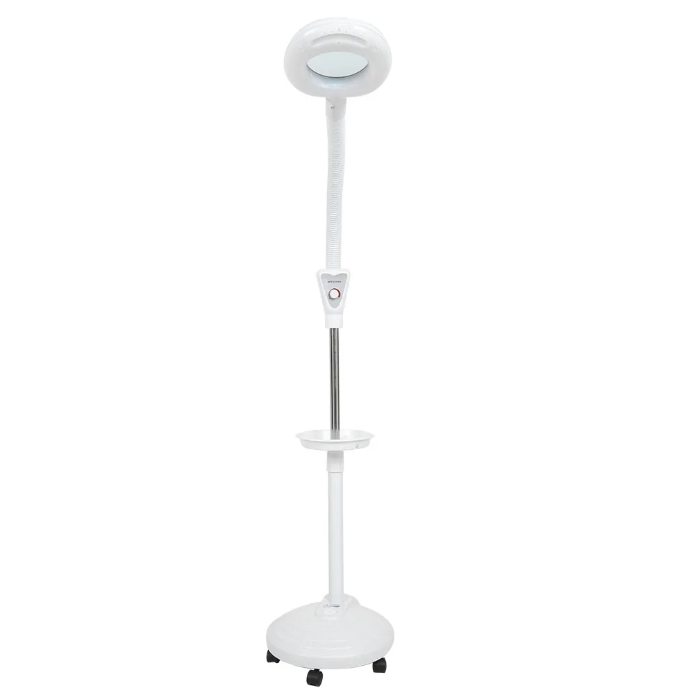 16X LED Tattoo Floor Lamp Beauty Salon Adjustable Nails Salon Skin Care Cold Light Magnifying Glass Shadowless Lamps 200V Suppl