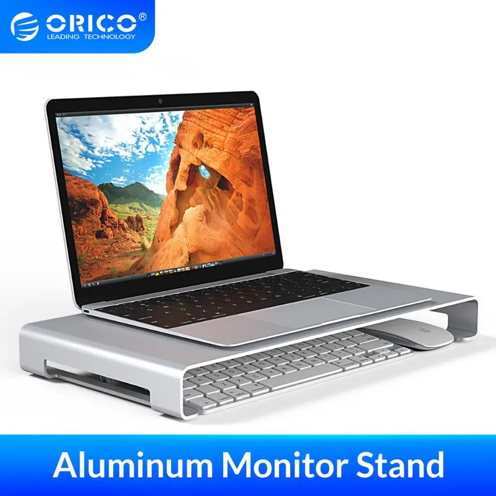 Orico Aluminium Laptop Monitor Beugel Universele Aluminium Steady Monitor Laptop/Pc Stand, Met