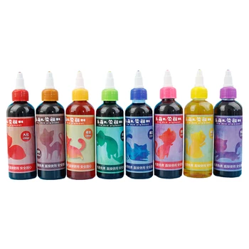 

8PCS/5PCS 100ml Textile Paints Fabric DIY Clothing Accessories Decorating Non Toxic Tie Dye Kit