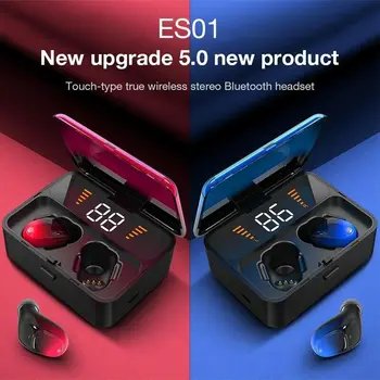 

Bluetooth 5.0 Sports Waterproof Wireless Headset earbuds Touch Stereo Charge BOX
