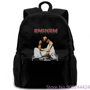 

Eminem Seated Show All s New Print Hip-e s The New women men backpack laptop travel school adult student