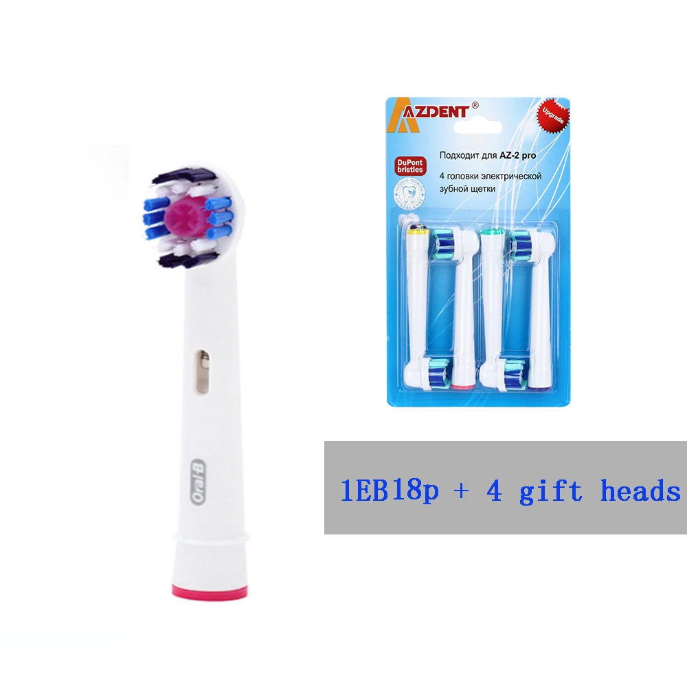 OralB головка щетки EB50 EB17s EB18 сменные головки щетки - Цвет: Золотой
