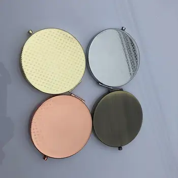 

1Pc Mini Fashion New Makeup Mirror Round Pocket Mirror Portable Double Sided Folding Magnifier Make Up Mirror