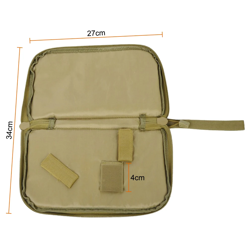  Tactical Gun Pouch Case Pistol Carry Bag Magzine Portable Holster Military Handgun Carrier Soft Pro - 32881393732