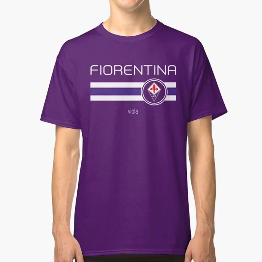 Серия A-Fiorentina(домашняя фиолетовая) Футболка футбольная серия fiorentina viola Италия футбол уникальный классный - Цвет: Фиолетовый