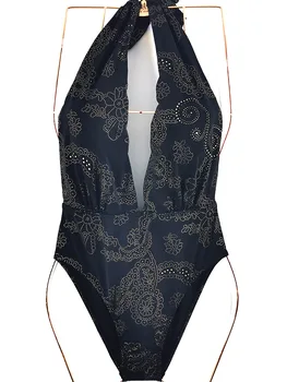 

2020 new solid color bikini bikini suit push-up style black