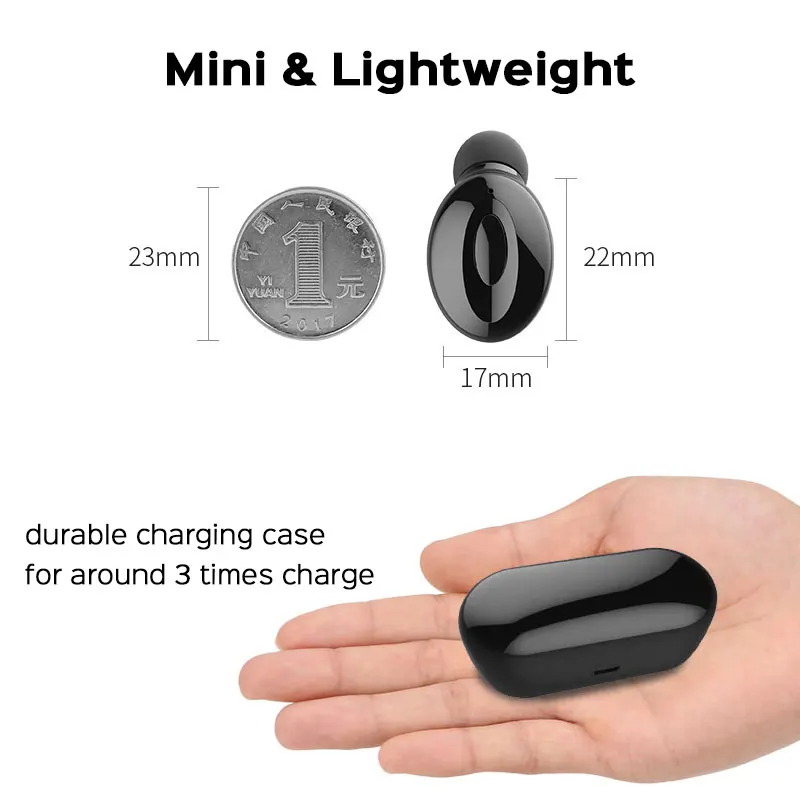 TWS Earbuds Wireless Bluetooth 5 0 Earphones Sport Headphone Hifi Stereo Headset For Xiaomi mi 9 For iphone X 7 redmi k20 pro