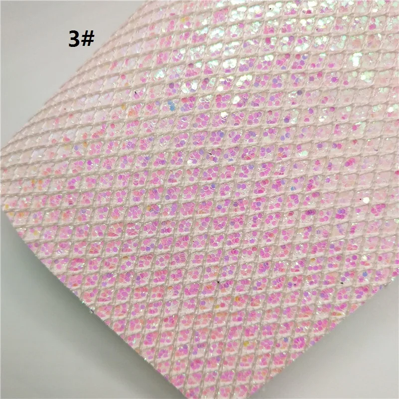Мини-рулон 30x134 см розовый блеск Fabirc, с эффектом блестящей кожи, блестящий кожаный рулон для изготовления бантов leosynthecodiy SK032 - Цвет: 3