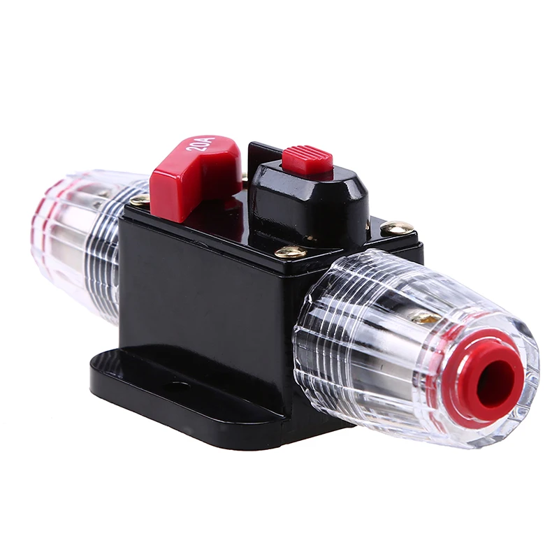 Держатель предохранителя posbay 20A/30A/40A/50A/60A/80A/100A/125A/150A AMP Car Audio Inline Circuit Breaker System Protection