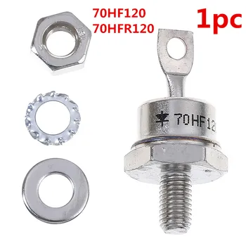 

1pc 70HF120/70HFR120 70A 1200V High Power Rectifier Metal Stud Type Rectifier Diodes Accessories
