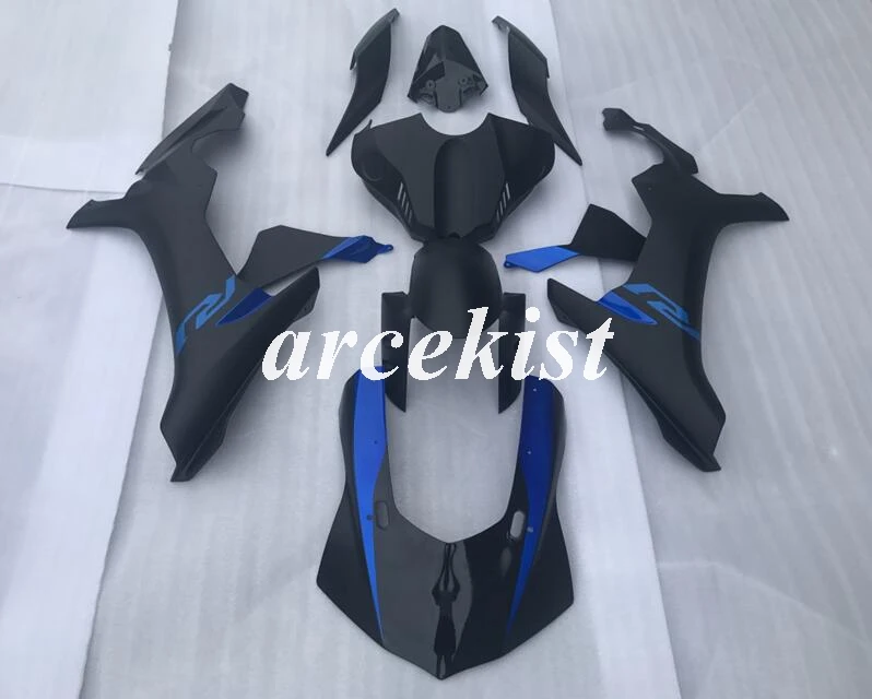Литья под давлением ABS обтекатели комплект подходит для YAMAHA YZF-R1 YZF R1 15 16 YZF1000 Пользовательские черный матовый