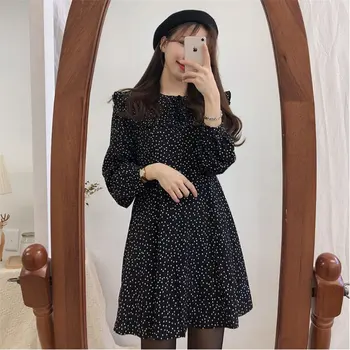 

HziriP Sweet Hot Vintage Chic 2020 Gentle Vintage Polka Dots A-Line Girls Office Lady Large Size Elegance Women Mini Dresses