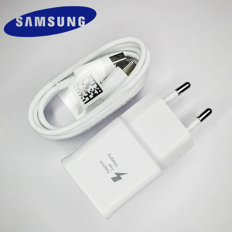 

Original Samsung Adaptive A50 Fast Charger USB Quick Adapter 1.2M TYPE C Cable For Galaxy A30 A70 S8 S9 S10 Plus Note 8 9 10