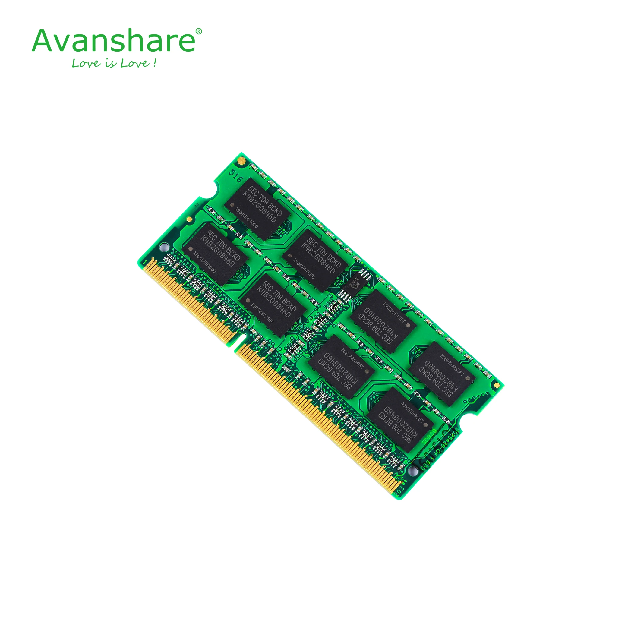 ОЗУ Avanshare Sodimm для ноутбука DDR3 2 ГБ 4 8 PC3 1 5 10600 МГц 1333 12800 1600 pin|Оперативная память| |
