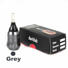 Алюминиевый сплав серый Регулируемый 32 мм Татуировка ручка для Ротационная Машина для татуировки