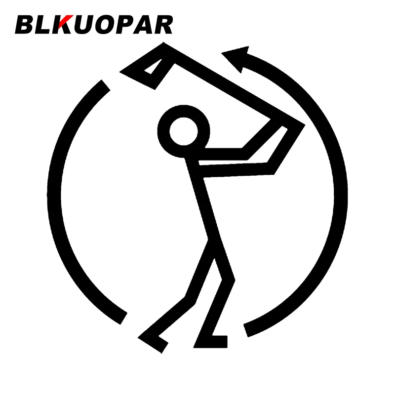 Автомобильная Виниловая наклейка для гольфа BLKUOPAR креативная Водонепроницаемая