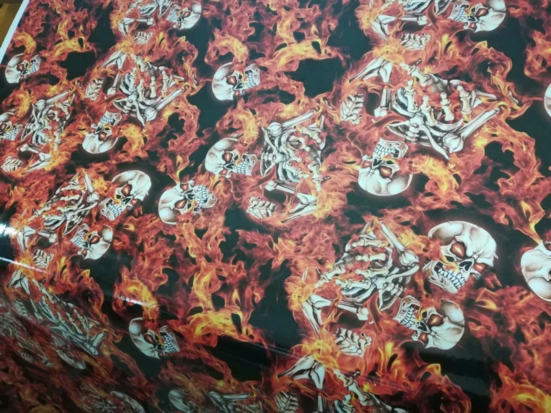 Skull Car Sticker Wrap Film-4