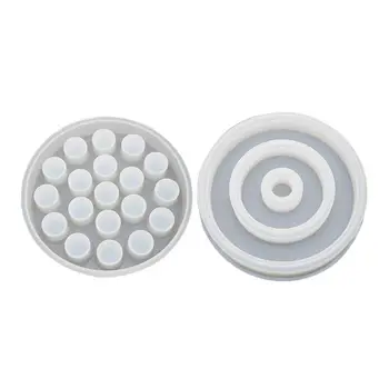 

DIY Handmade Crystal Silicone Mold Epoxy Pigment Bottle Lipstick Storage Box UV Glue Resin Molds 1XCA