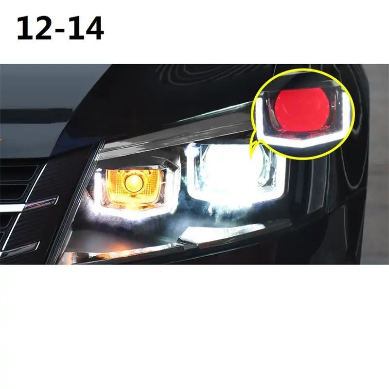 Дневные Автомобильные фары Drl Luces Para Auto Assessoires, светодиодные ходовые фары, автомобильные фары в сборе 12 13 14 для Volkswagen Lavida