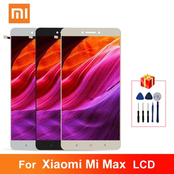 

Original 6.44" For Xiaomi MAX LCD Display Screen Touch Digitizer Assembly Parts For Mi MAX Display Touch With Frame