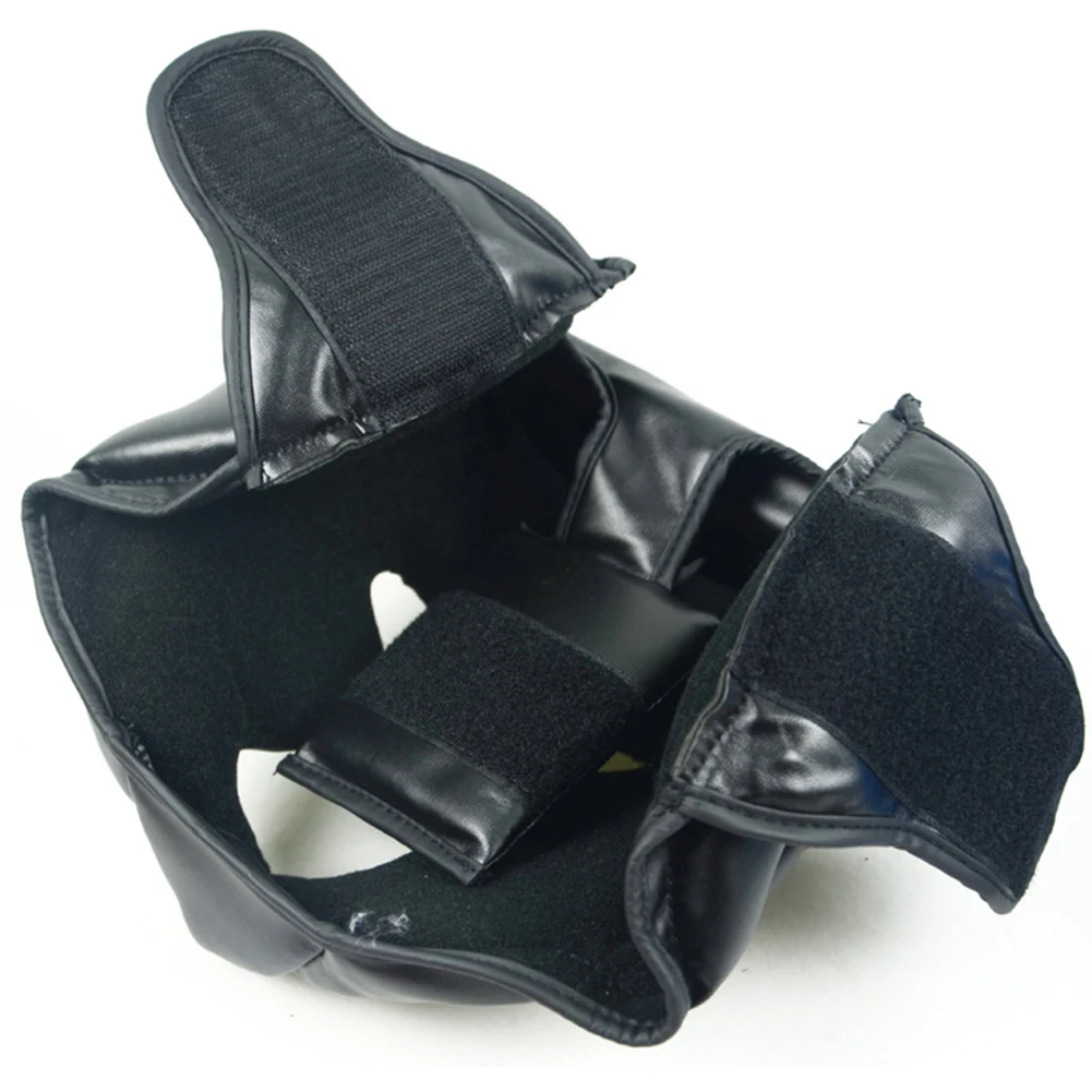 Boxing Headgear Professional Synthetic Leather MMA Protector Headgear Fighting Judo Kickboxing Head Guard Sparring Helmet