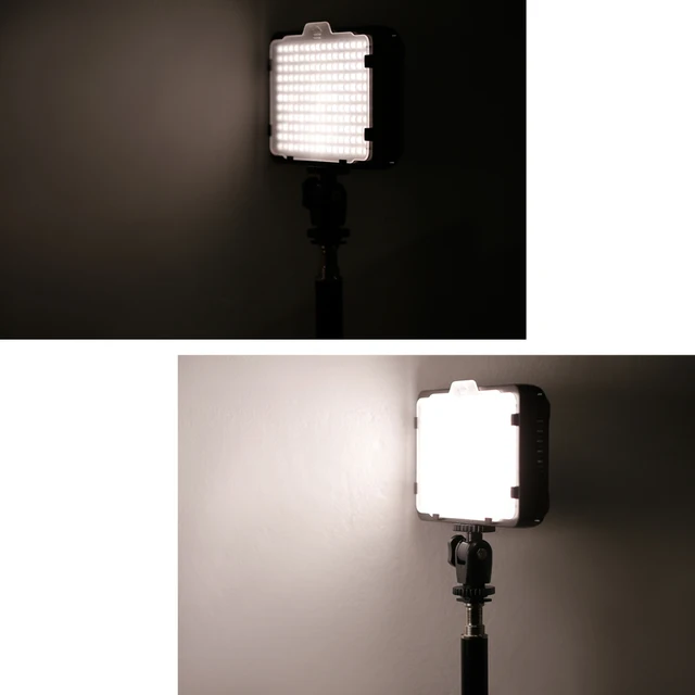 Фото neewer 176 светодиодная лампа для видеосъемки с 2 пакетами литий