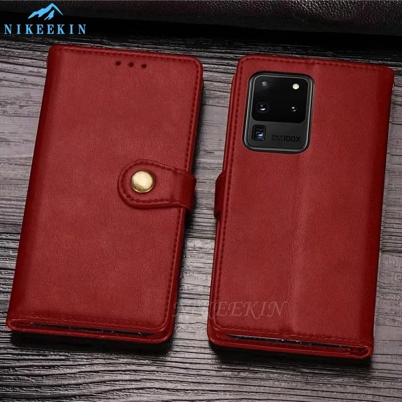 Кожаные чехлы бумажники с откидной крышкой для Samsung A21S A31 A11 A01 A41 A51 A71 5G S10 Note10 Lite S20 S9