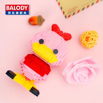 

18098 Balody Cartoon Building Bricks Duck Mini Blocks Model Micro Blocks Anime Figures Girls Gifts Toys For children