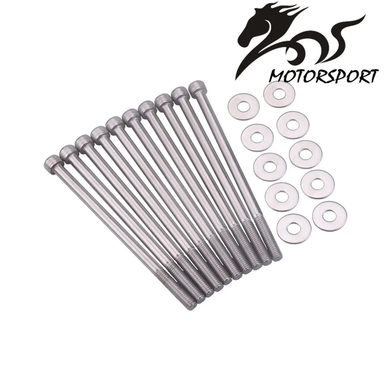 

LS1 Intake Manifold Bolts Stainless Steel Kit For Chevy V8 Engines For GEN III LSX LS2 LS3 LS6 Tight Places more durable 8X