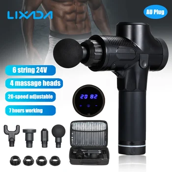 

24V Electric Muscle Massager Percussive e Handheld Deep Tissue Muscle Massager Vibrating Powerful Massag for Neck Back Shoulders