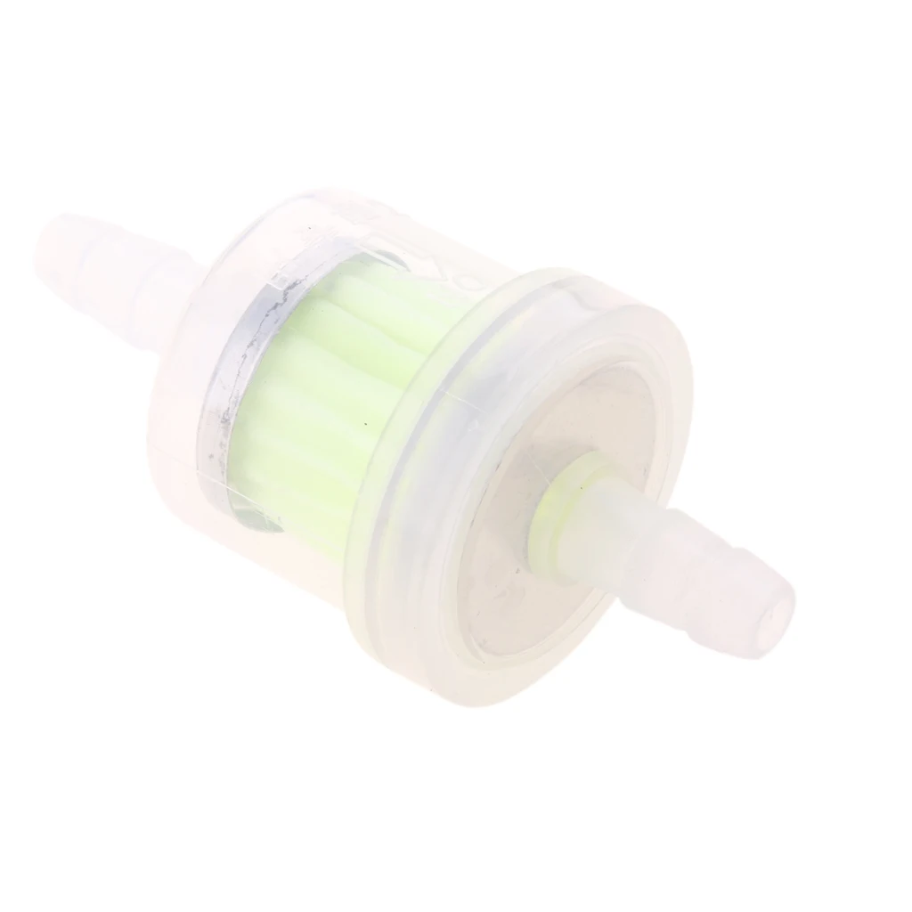 10x Universal Car Truck In-line Inner Fuel Filter Petrol 7mm Pipe Line Green