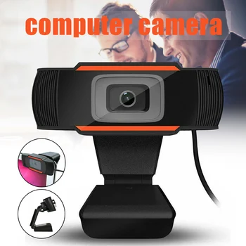 

Digital External Webcam Camera Built-in Microphone Cameras Auto Focus 1080P/720P GDeals