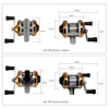 Мини Металл/пластилл барабан рыболовное колесо портативное зимнее ледяная Рыболовная катушка колесо с проводом уличные снасти рыболовные ... ► Фото 3/6