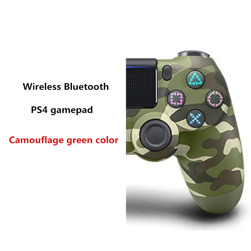 Bluetooth беспроводной игровой контроллер для PS4 контроллер подходит для playstation 4 беспроводной геймпад для playstation 4 джойстик - Цвет: Camouflage green