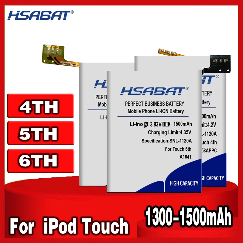 Аккумулятор 0 цикл для iPod Touch 5 й женский модель APPC 4 го поколения 4g A1641 Ipod touch 6