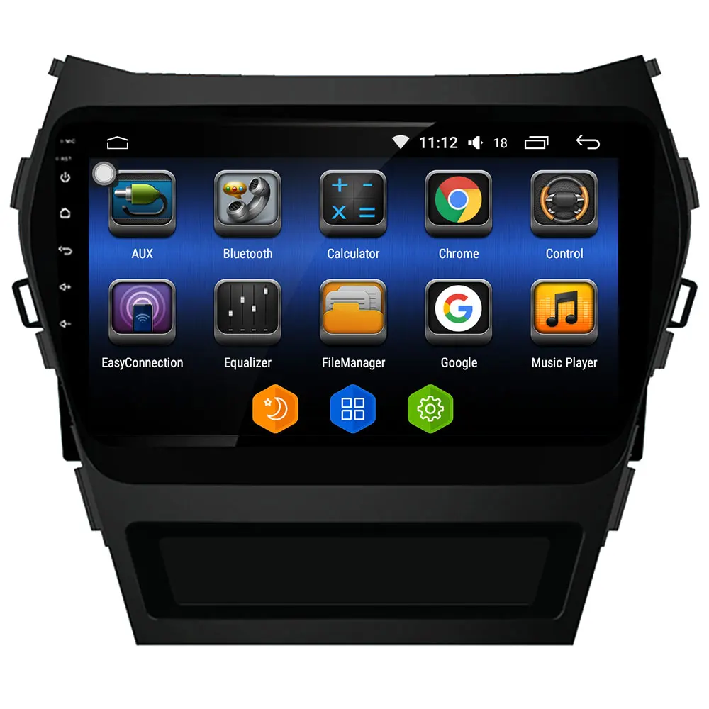 " ips 4G DSP Carplay Android 8 Восьмиядерный 4 Гб ОЗУ 64 Гб ПЗУ автомобильный dvd-плеер Стерео gps ГЛОНАСС для hyundai IX45 Santa FE 2013