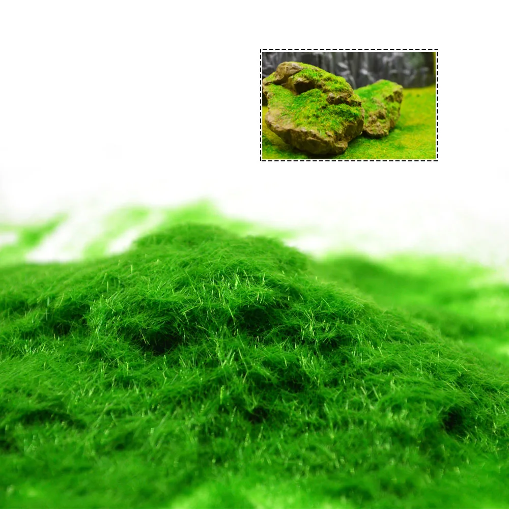 10 г/20 г модель темно-зеленый порошок травы миниатюрный коврик с искусственной травой изготовление материала для diorama wargame лес сад scen Макет Наборы