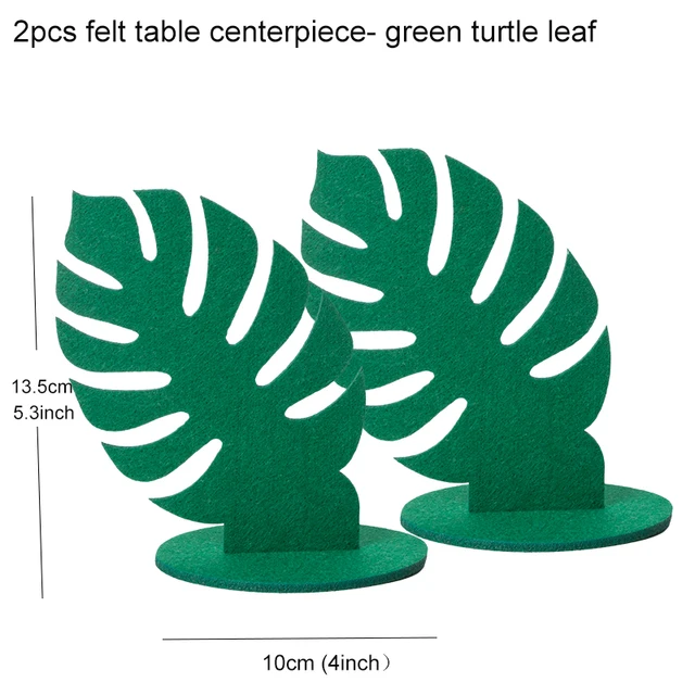 Tropical Flamingo Pineapples Cactus Coconut tree Centerpiece Table decorative Birthday Summer Wedding Hawaiian Party Decorations Turtle Leaf 2