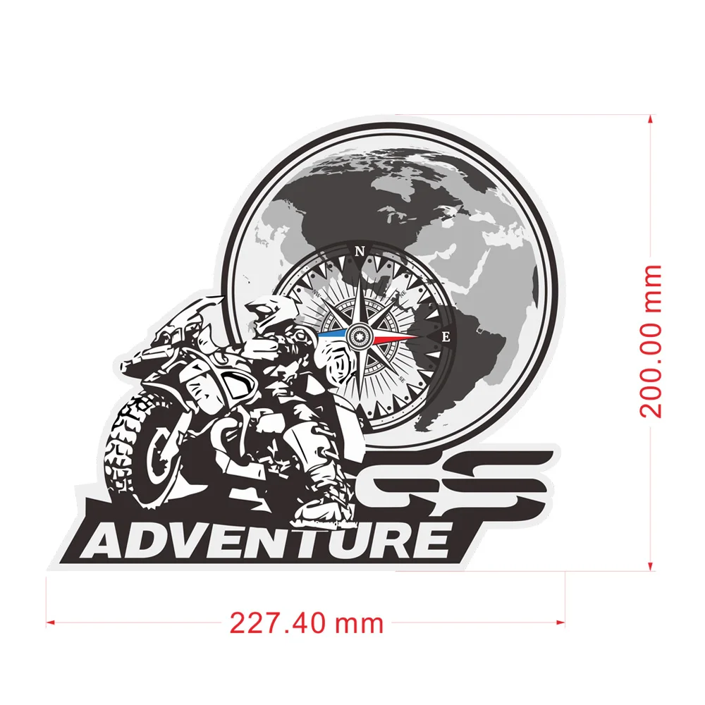 GS adventure наклейка светоотражающая для BMW S1000XR F800R F650GS F700GS F800GS R1200GS ADV мотоциклетная наклейка водонепроницаемая