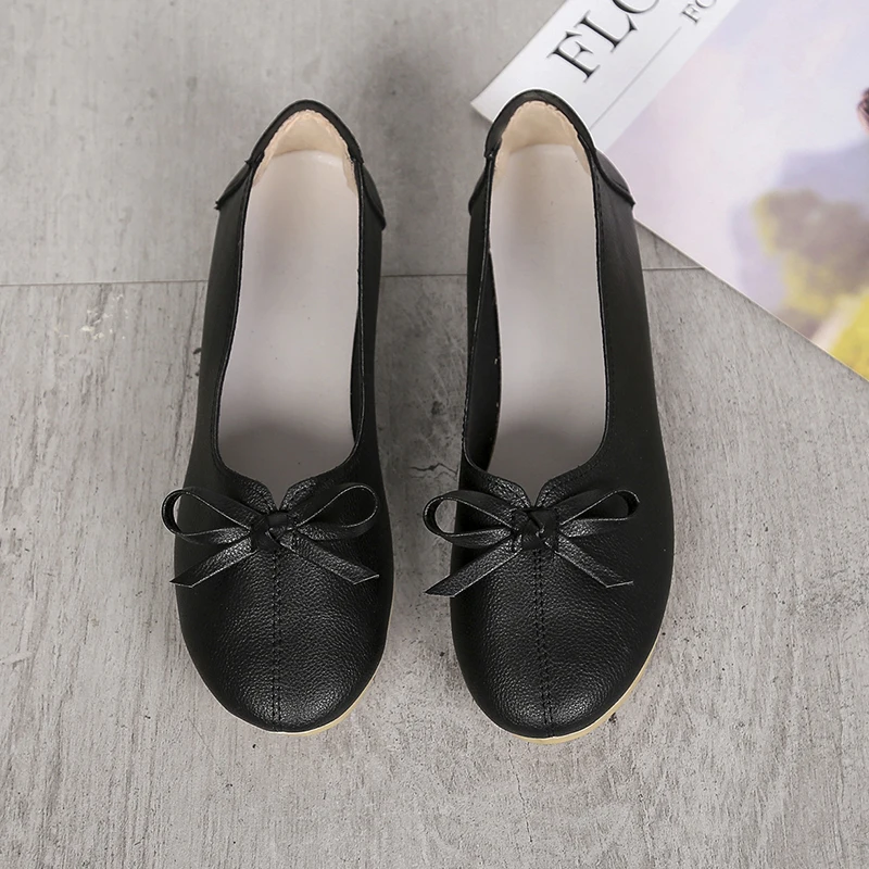 

Explosion models selling solid color simple comfortable ladies casual shoes low-top shallow mouth sweet bow spring autumn W38-32