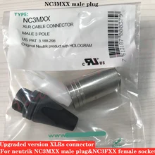 Обновленная версия! 10 шт для NEUTRIK NC3MXX 3-контактный разъем XLR сопутствующие товары NC3FD* NC3MD