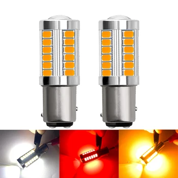 

2Pcs 1156 BA15S P21W LED BAU15S PY21W BAY15D LED Bulb 1157 P21/5W Red 6000K White Yellow Auto Lamp Bulbs Car LED Light 12V