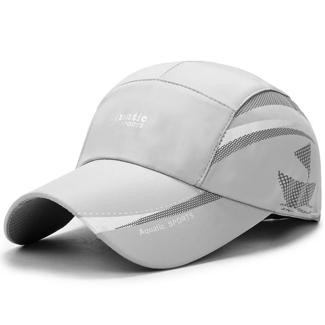 Hot Sale Spring Summer Outdoor Golf Fishing Baseball Cap Men Quick Dry Mesh Sports Running Hat Snapback Ponytail Sun Visor_voghion.com