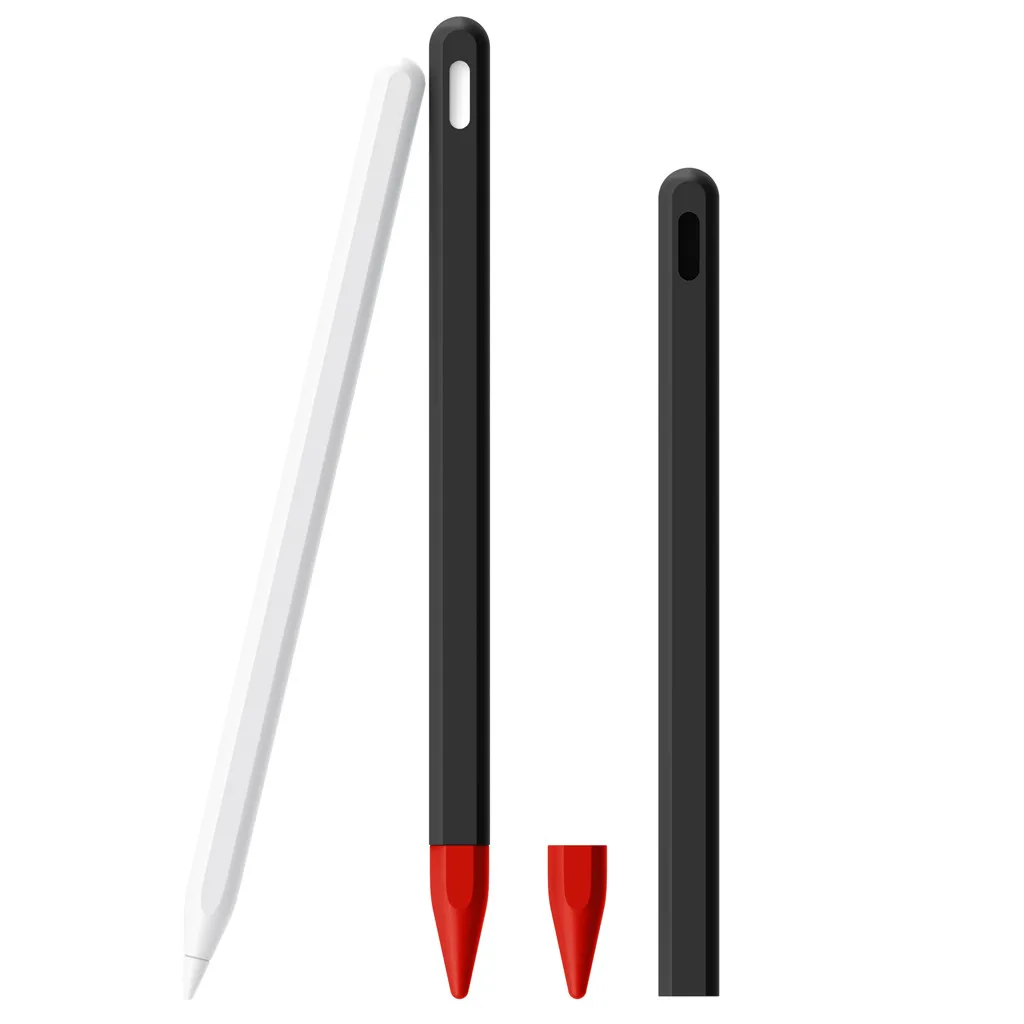 Многоцветный Эластичный Защитный силиконовый чехол-накладка для Apple Pencil 2 для iPad мобильного телефона мобильный телефон планшет аксессуары - Цвета: Многоцветный