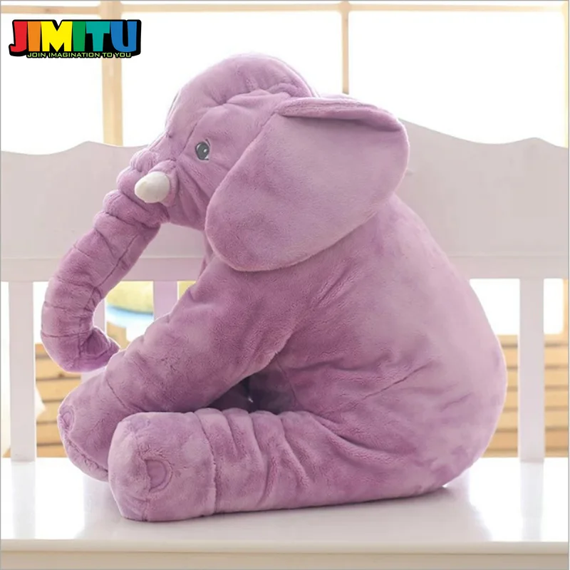 JIMITU 40/60 см слон плюшевые куклы игрушка чучело медведя, детская подушка под спину для сна, мягкая подушка, слон, сопровождать куклы для детей