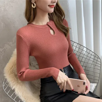 

F district, 5th floor, 1st floor) Actual photo of the new style knitted sweater in autumn of 2019 Korean edition 32